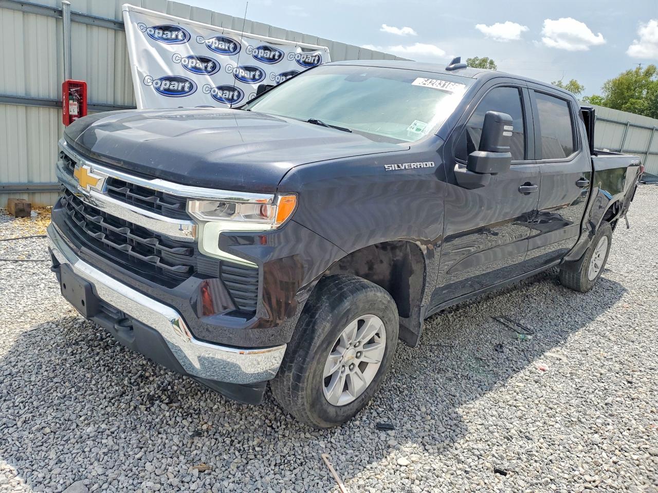2023 Chevrolet Silverado 1500 LT, VIN 1GCPDDEKXPZ301000 — Зад