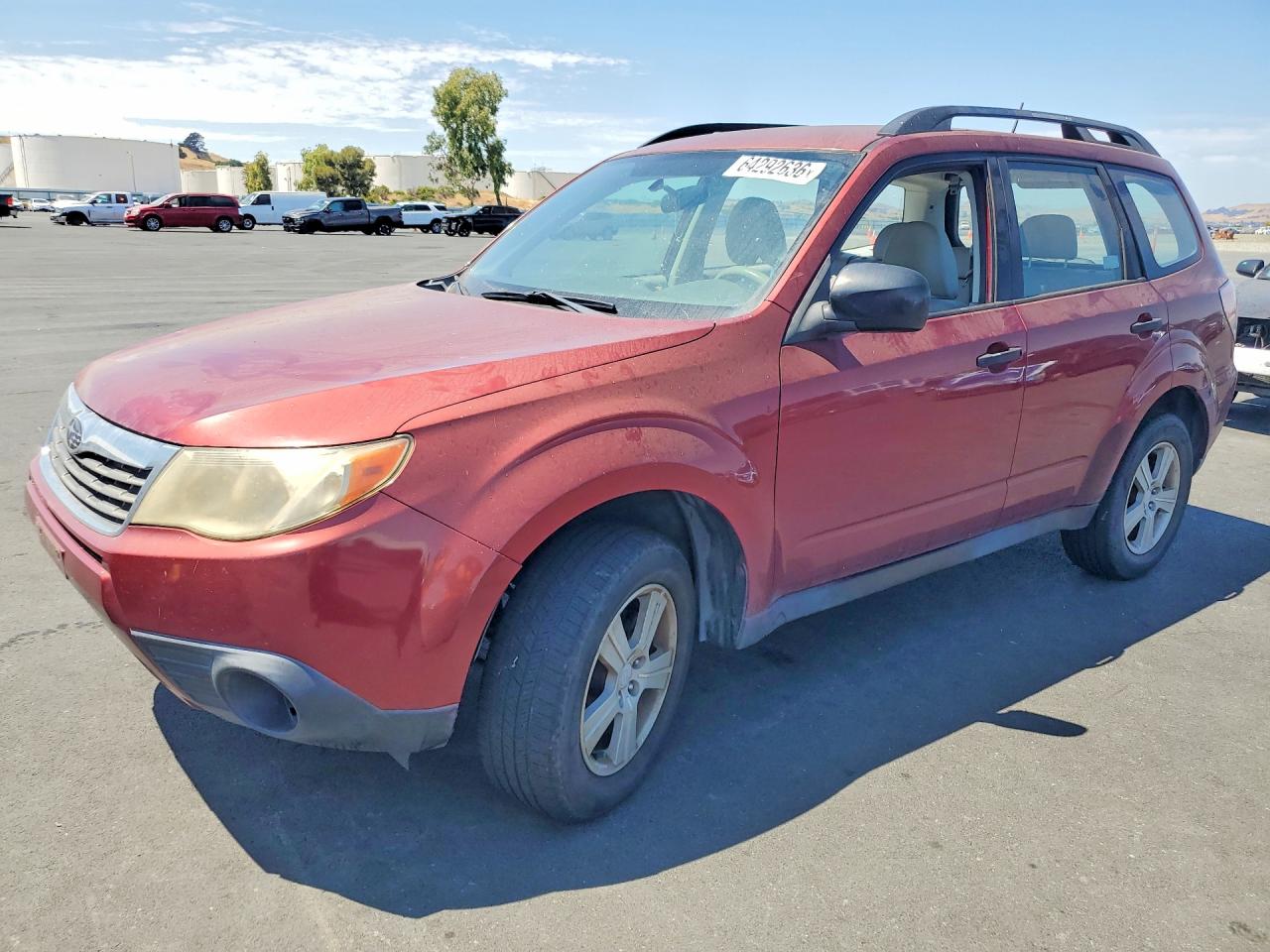 2010 Subaru Forester X, VIN JF2SH6BC1AH766481 — Rear end