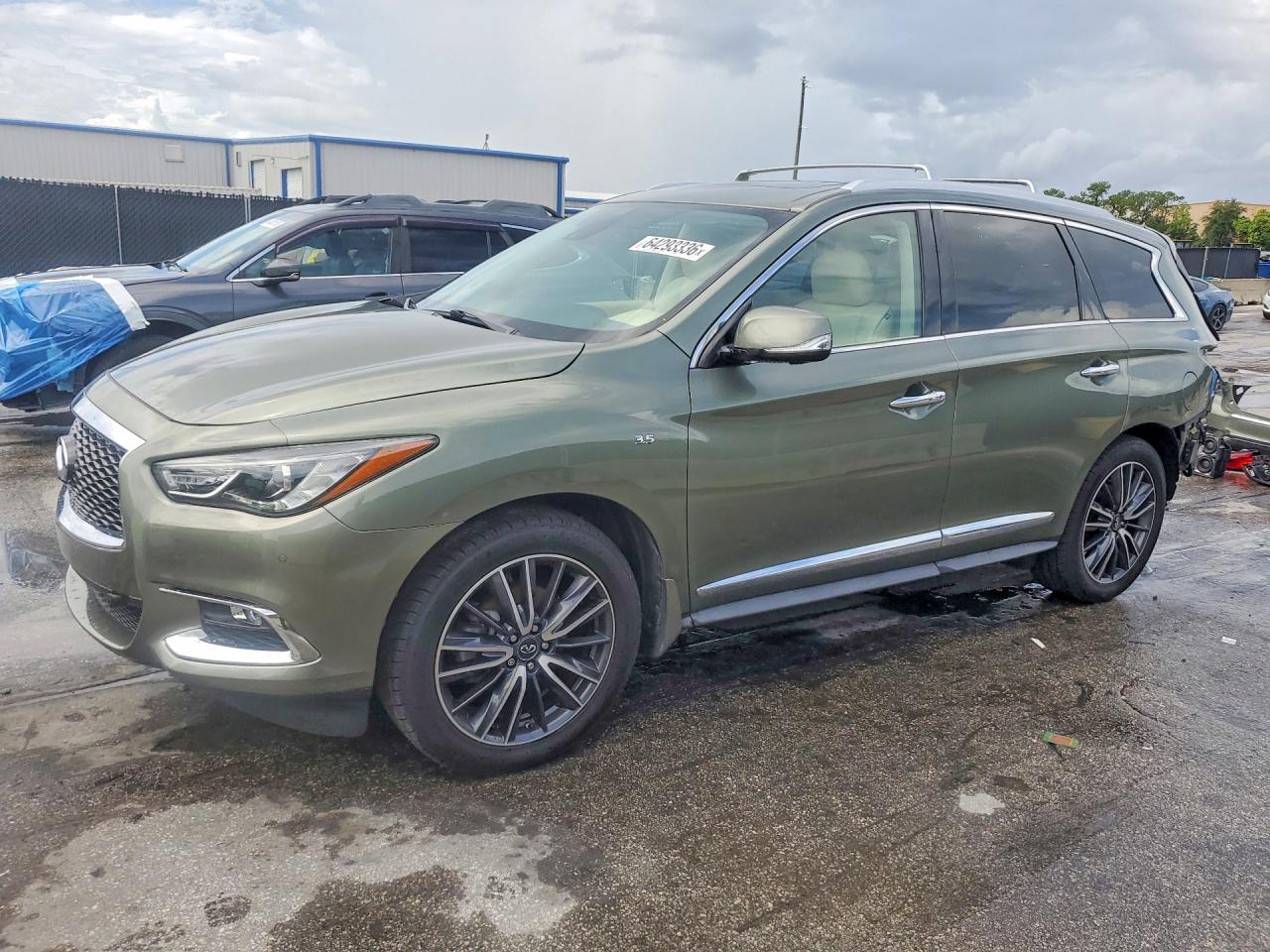2017 Infiniti QX60, VIN 5N1DL0MN1HC507784 — Rear end