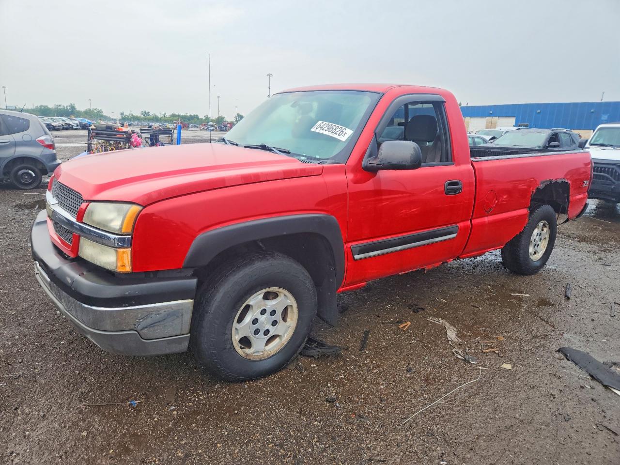 2004 Chevrolet Silverado 1500 LS, VIN 1GCEK14T44Z307375 — Undercarriage