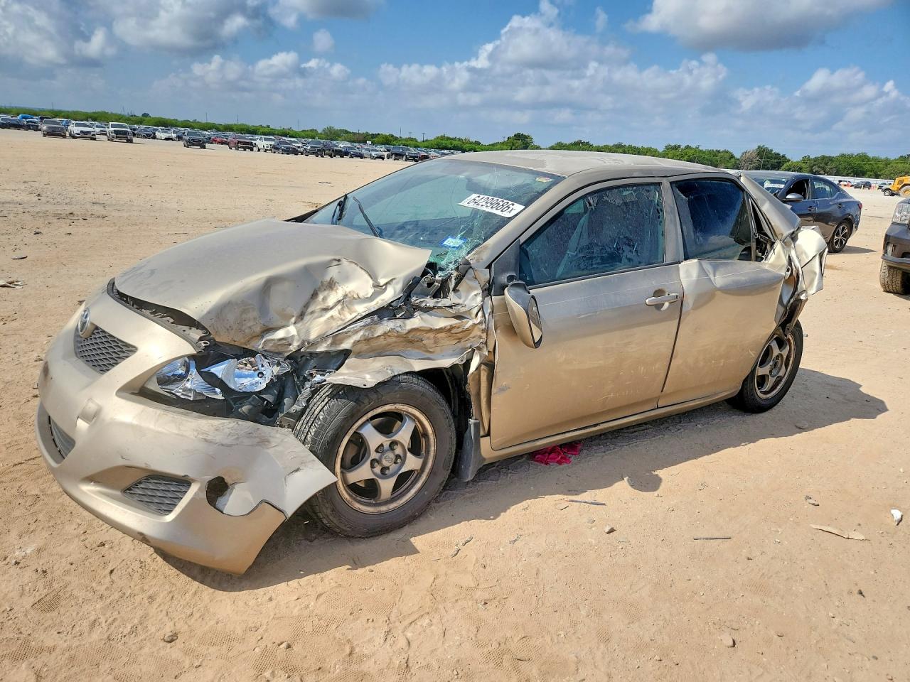 2010 Toyota Corolla LE, VIN 1NXBU4EE4AZ177844 — Rear end
