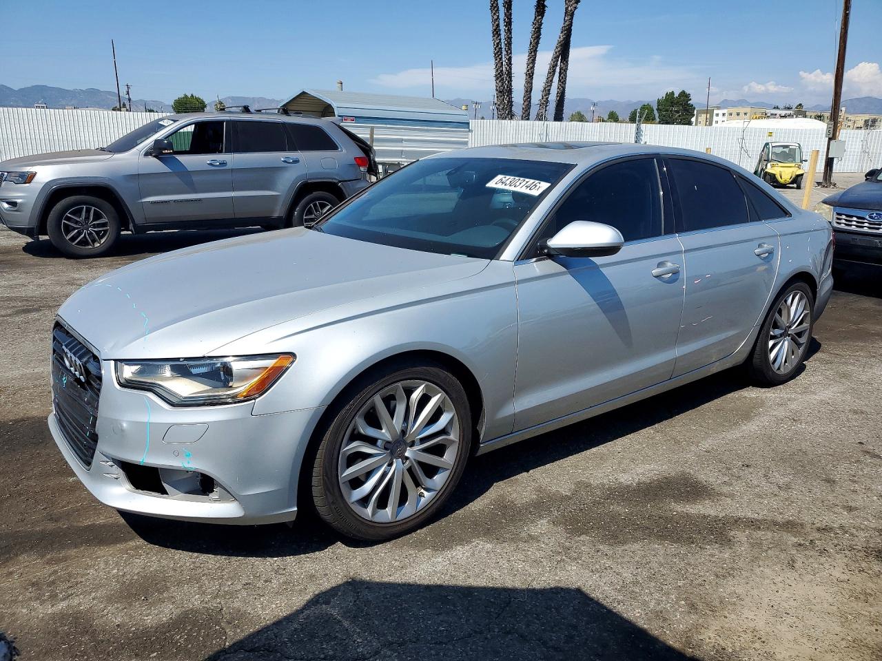 2012 Audi A6 Premium Plus, VIN WAUDFAFC8CN114601 — Front end