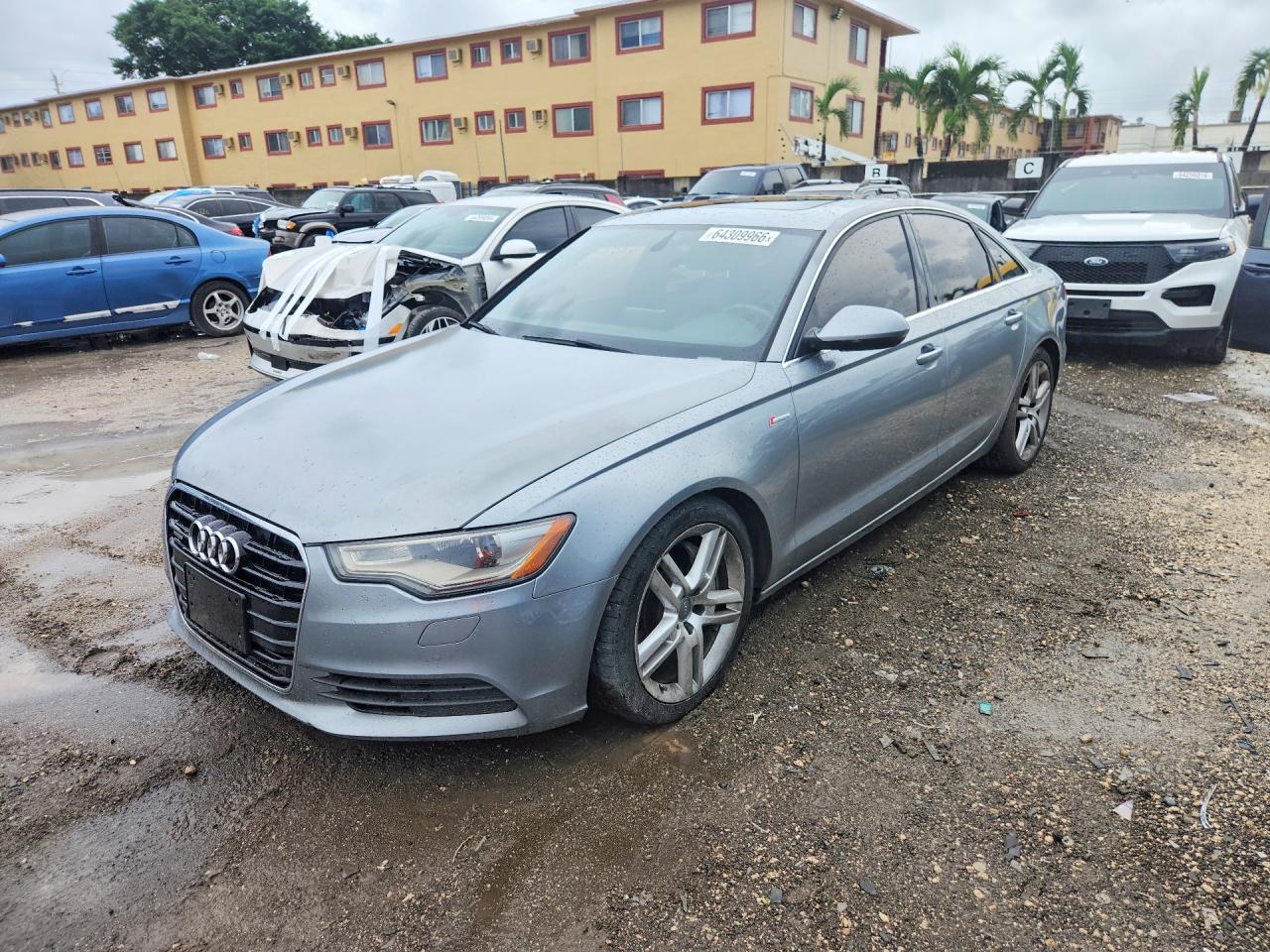 2014 Audi A6 Premium Plus, VIN WAUFGAFC5EN085194 — Minor dents and scratches