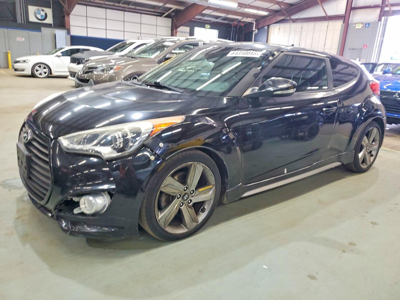 2013 Hyundai Veloster Turbo, VIN KMHTC6AE2DU166970 — Мелкие вмятины и царапины