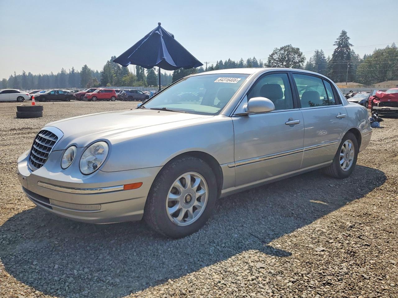 2005 Kia Amanti, VIN KNALD124355056464 — Мелкие вмятины и царапины