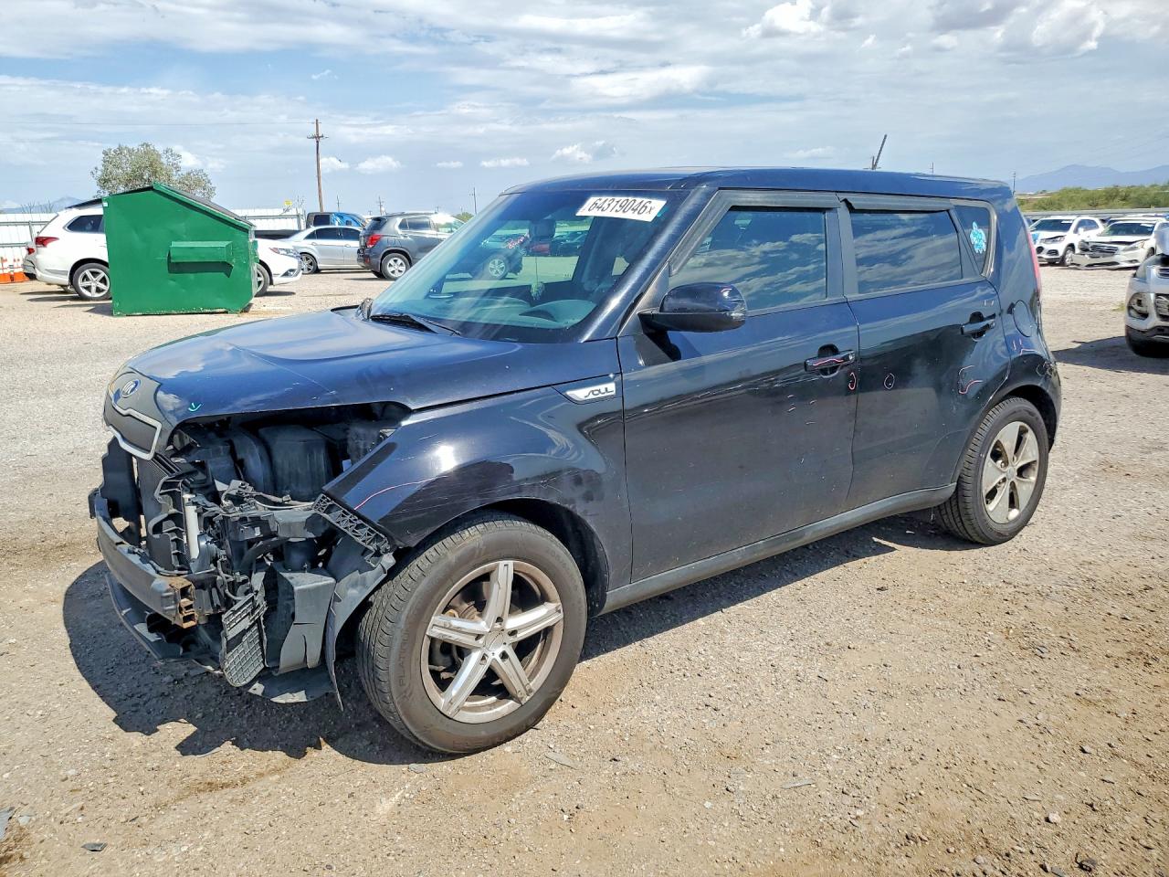 2016 Kia Soul, VIN KNDJN2A23G7860316 — Front end