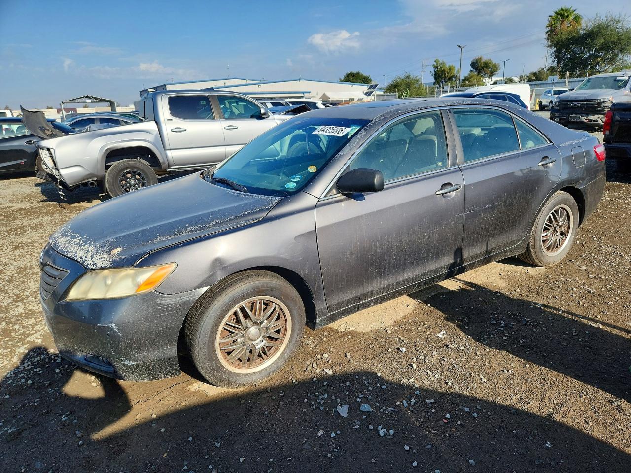 2007 Toyota Camry XLE, VIN JTNBK46K473019089 — Front end