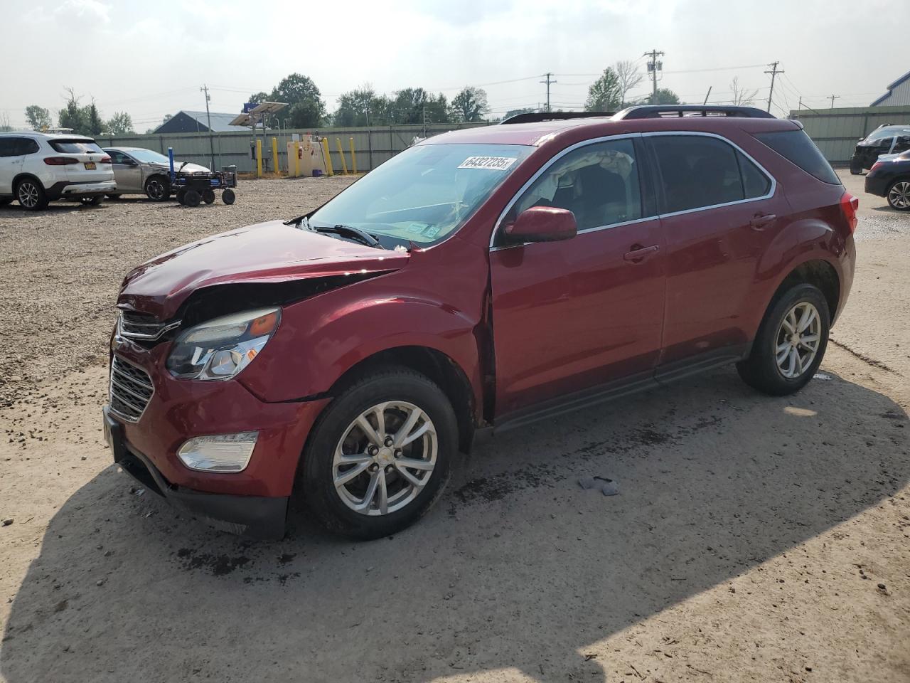 2017 Chevrolet Equinox LT, VIN 2GNFLFEK1H6232017 — Front end