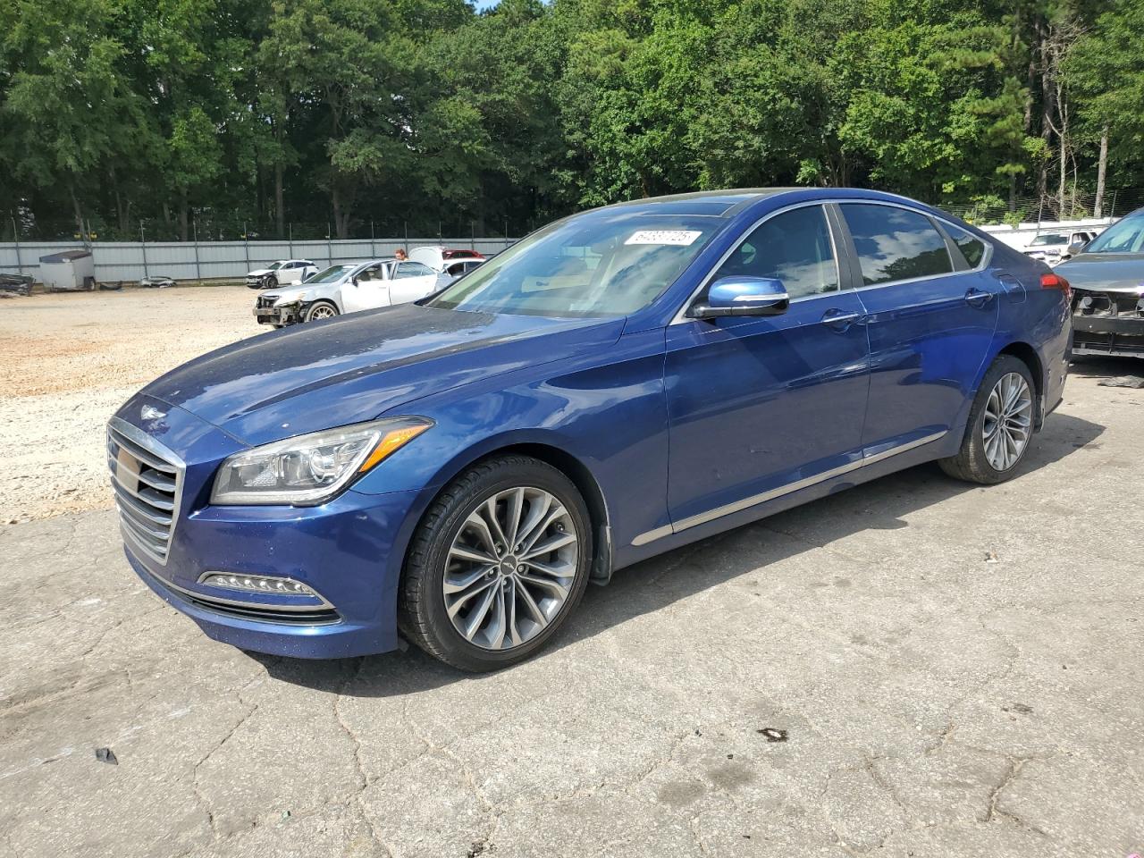 2017 Genesis G80 3.8L, VIN KMHGN4JEXHU204385 — Град
