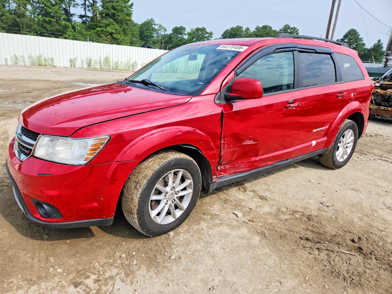 2015 Dodge Journey SXT, VIN 3C4PDCBG8FT673970 — Front end