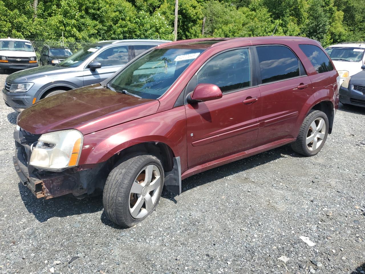 2008 Chevrolet Equinox Sport, VIN 2CNDL937586347084 — Front end