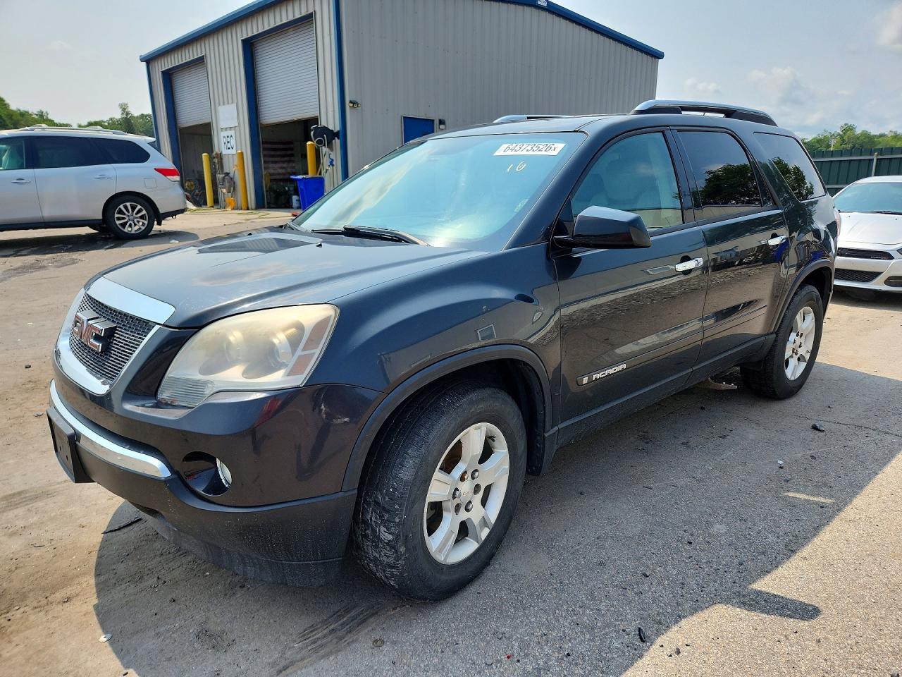 2007 GMC Acadia SLE, VIN 1GKER13707J125101 — Бок