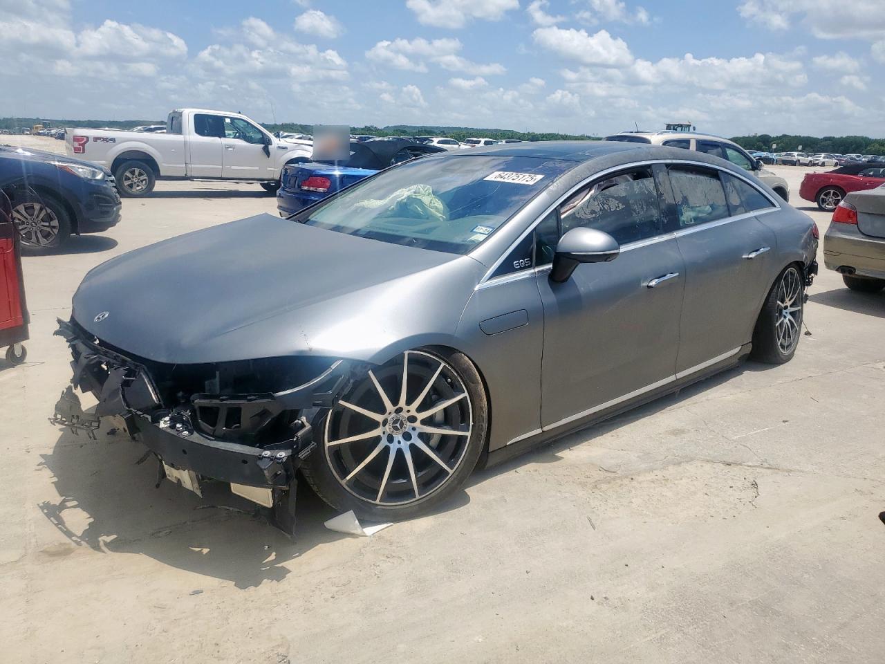 2022 Mercedes-Benz EQS 580, VIN W1KCG4EB6NA020030 — Biohazard / chemical