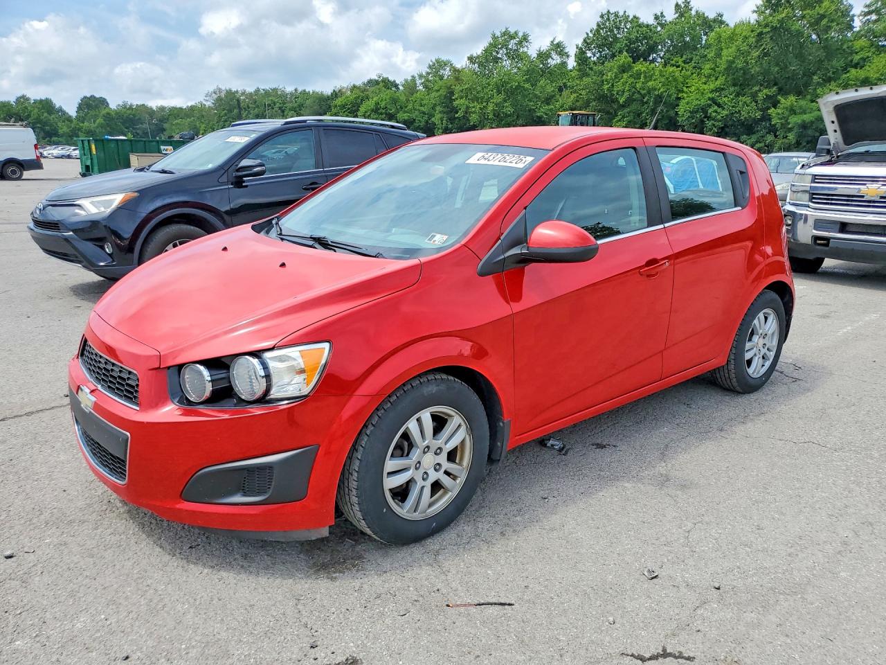 2012 Chevrolet Sonic LT, VIN 1G1JC6SH3C4220823 — Undercarriage