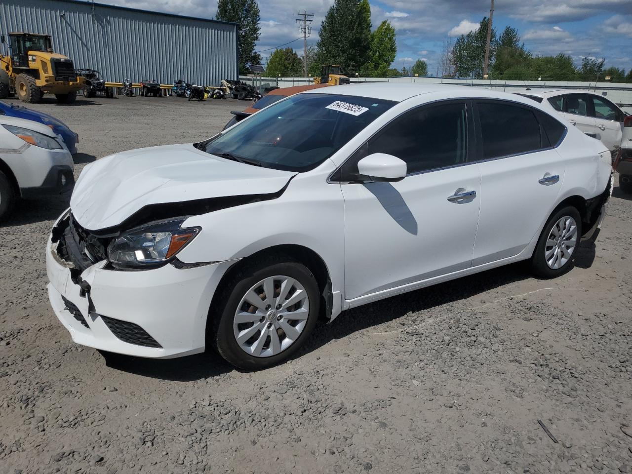 2017 Nissan Sentra SV, VIN 3N1AB7APXHY367978 — Rear end