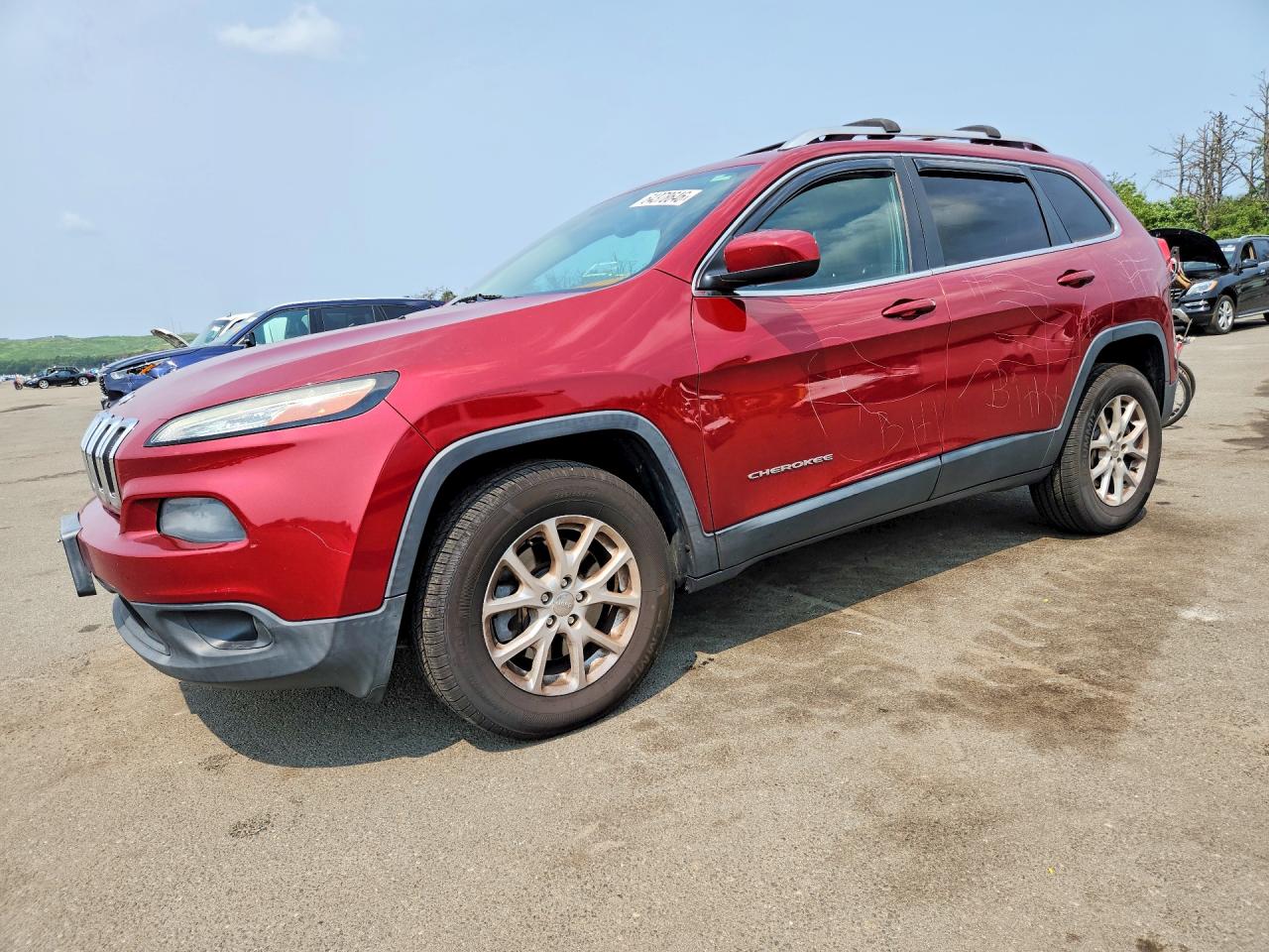 2015 Jeep Cherokee Latitude, VIN 1C4PJMCS7FW578005 — Vandalism