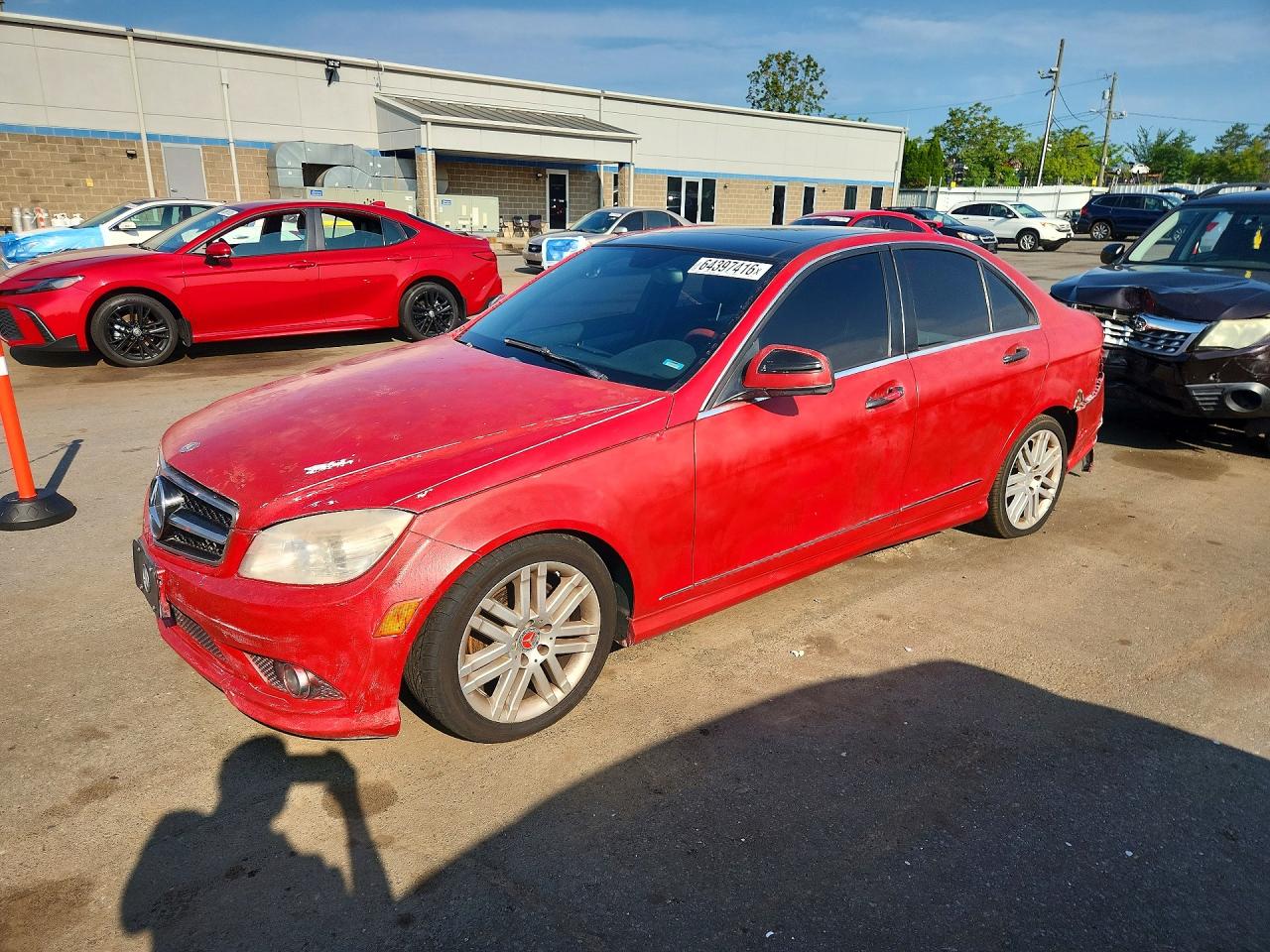 2008 Mercedes-Benz C 300 Sport, VIN WDDGF81X58F156542 — Rear end