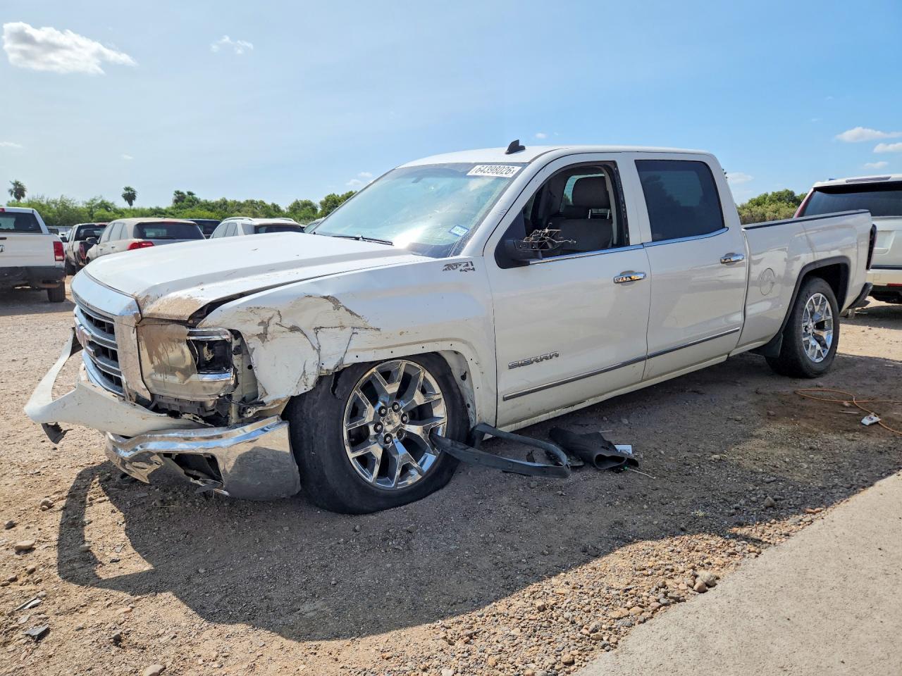 2014 GMC Sierra 1500 SLT, VIN 3GTU2VEC8EG282404 — Front end