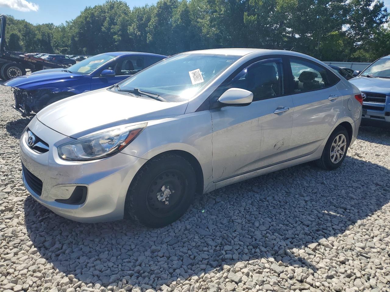 2012 Hyundai Accent GLS, VIN KMHCT4AE8CU265215 — Normal wear