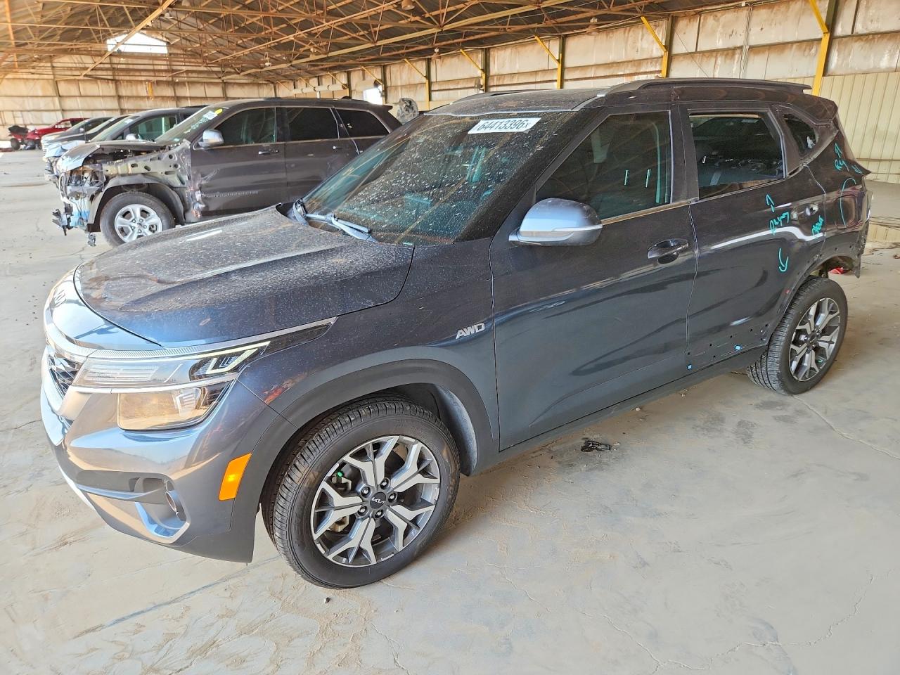 2022 Kia Seltos EX, VIN KNDERCAA1N7247157 — Rear end
