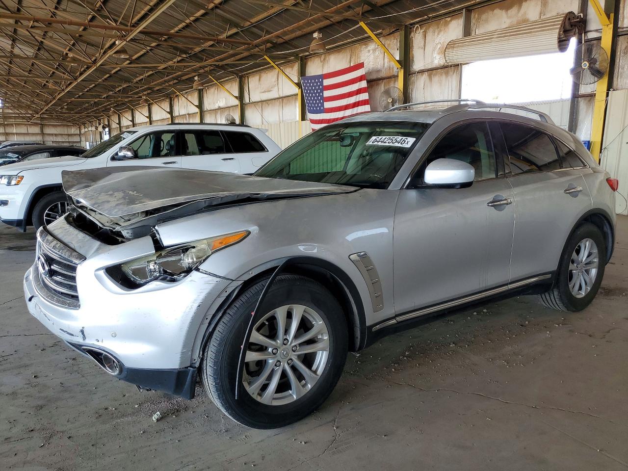 2013 Infiniti FX, VIN JN8CS1MU9DM142053 — Front end
