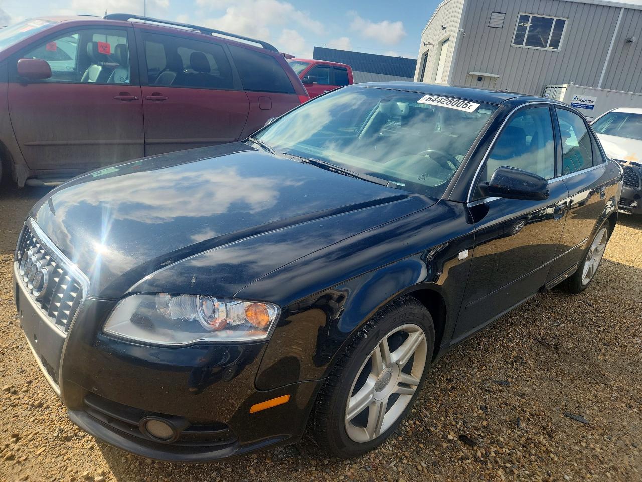 2008 Audi A4 2.0T, VIN WAUDF68E18A116748 — Зад