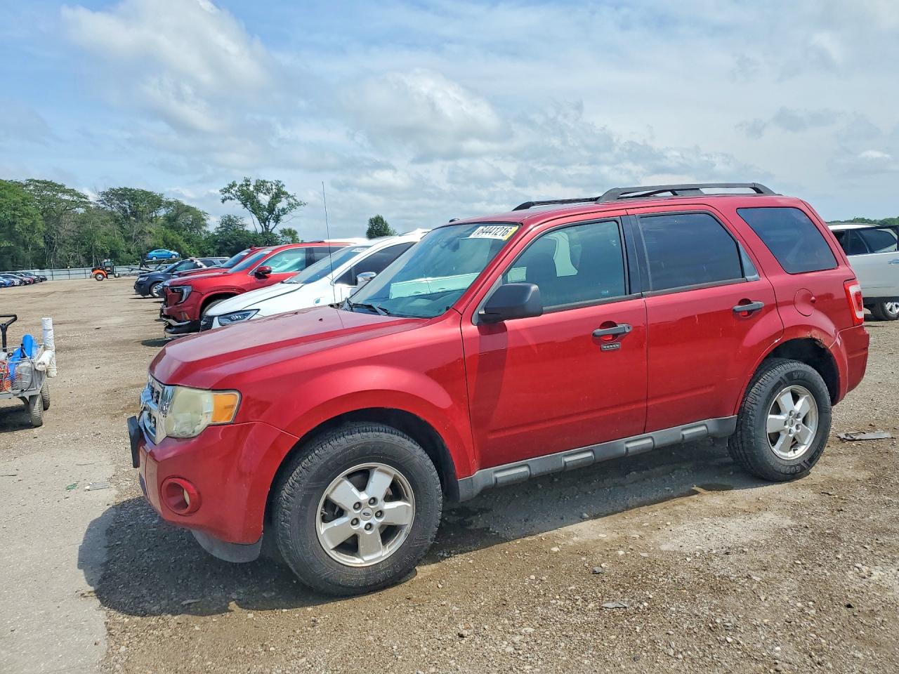 2011 Ford Escape XLT, VIN 1FMCU9DG5BKA21751 — Rear end