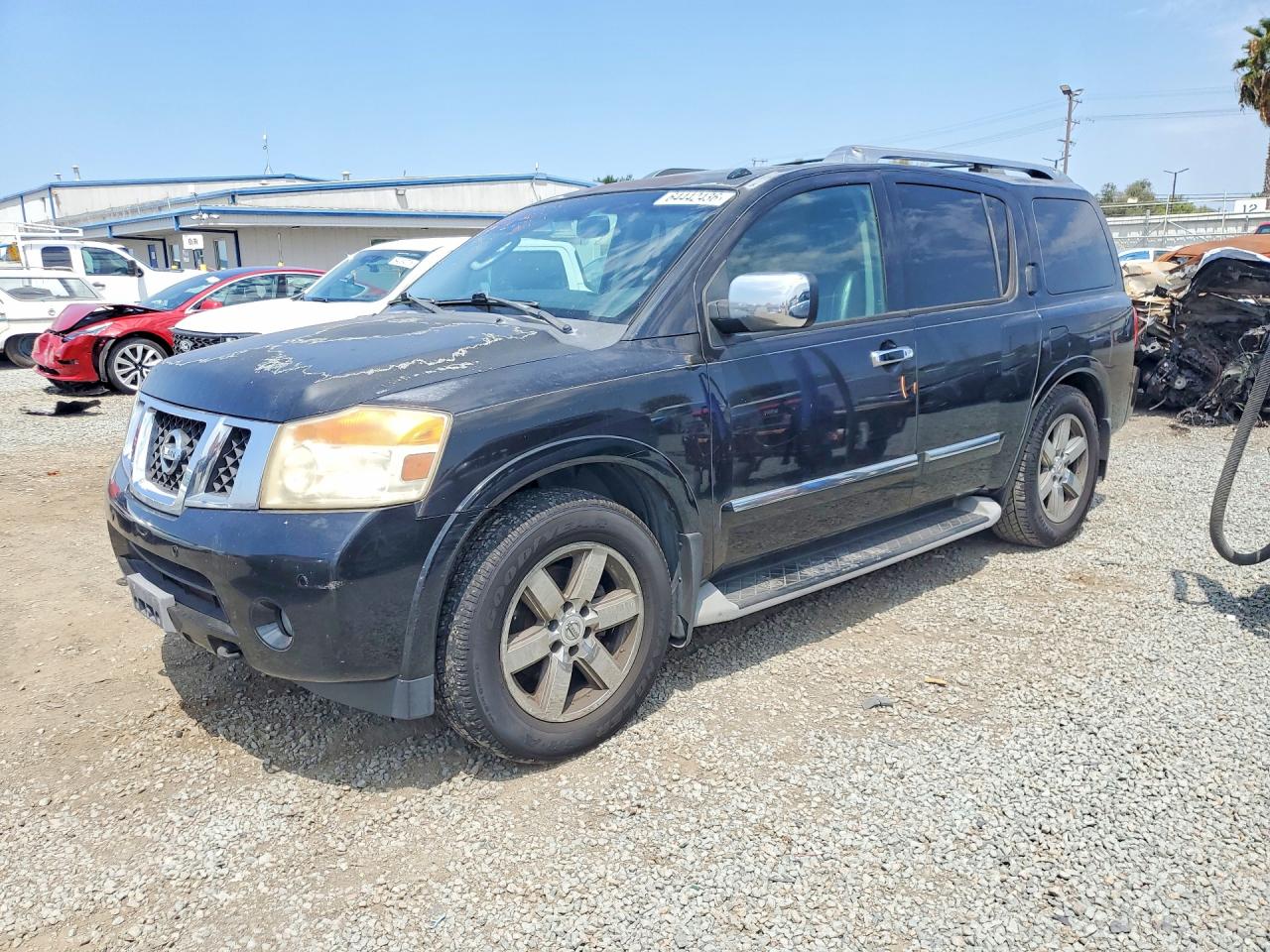 2011 Nissan Armada Platinum, VIN 5N1BA0NF7BN606738 — Front end