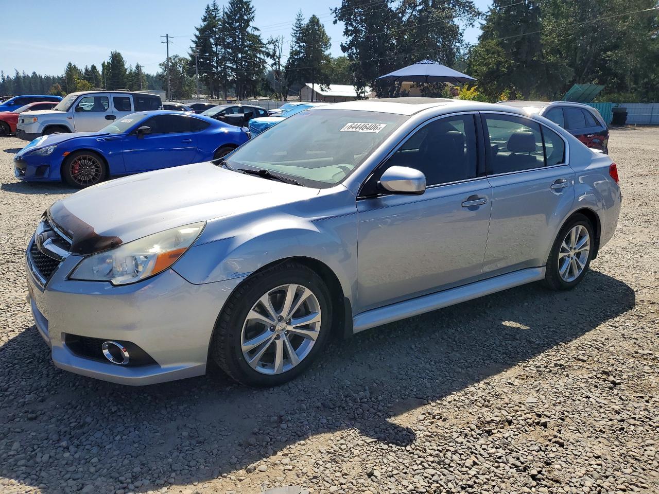 2013 Subaru Legacy Limited, VIN 4S3BMDP63D2020655 — Rear end