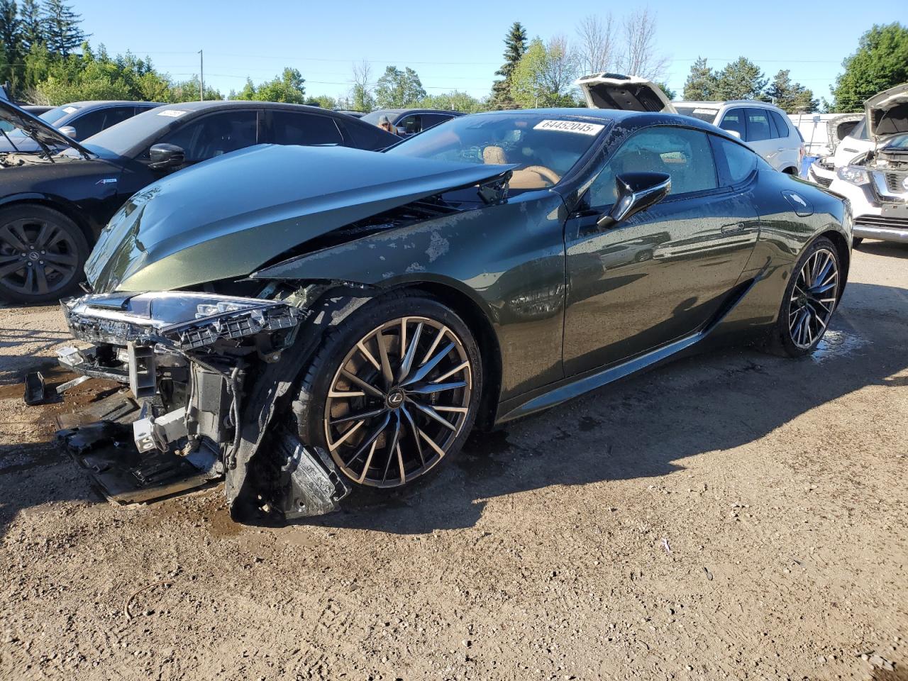 2025 Lexus LC 500h, VIN JTHBY5AY6SA002673 — Front end