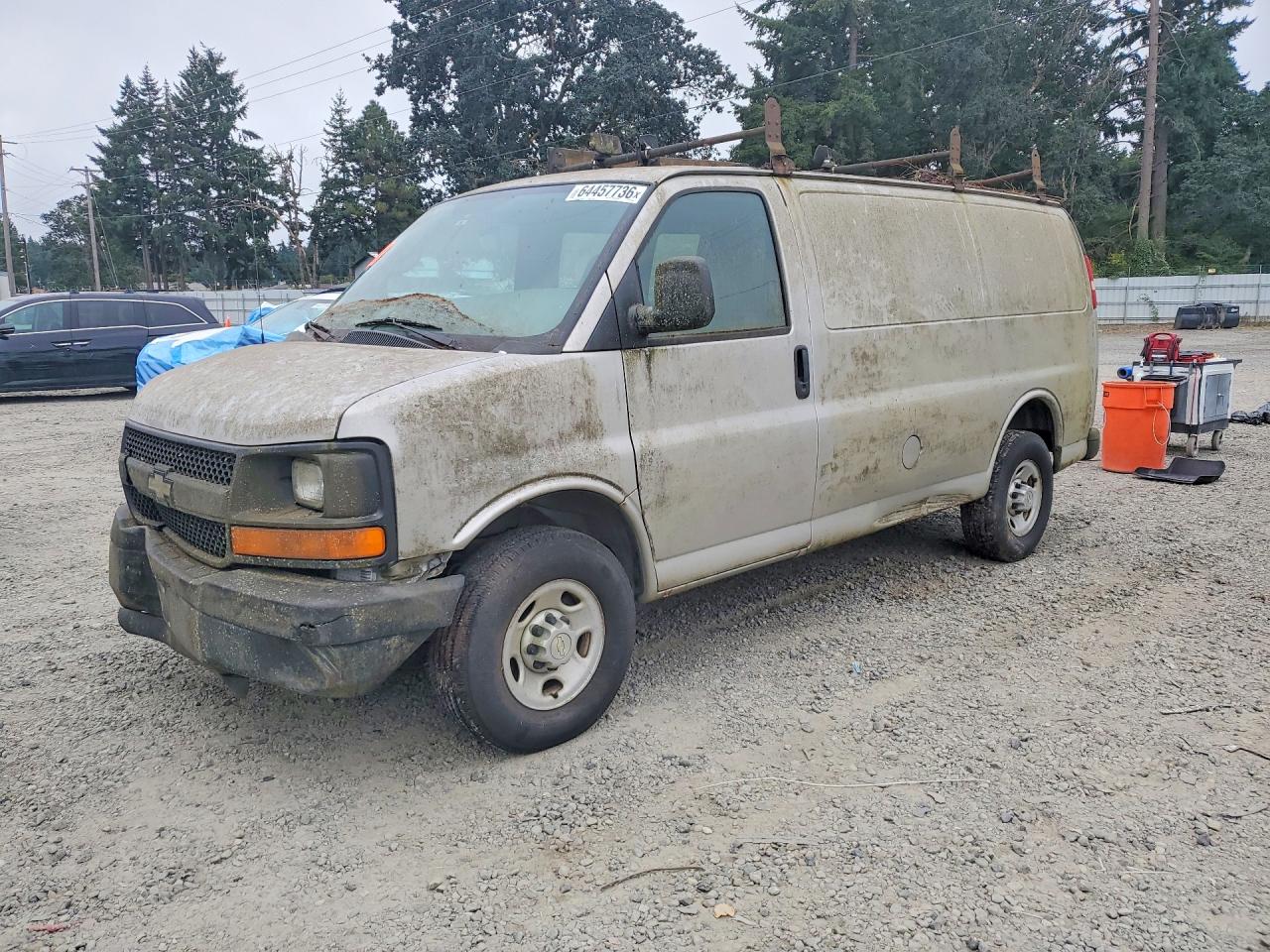 2007 Chevrolet Express Cargo, VIN 1GCGG25V571144836 — Front end