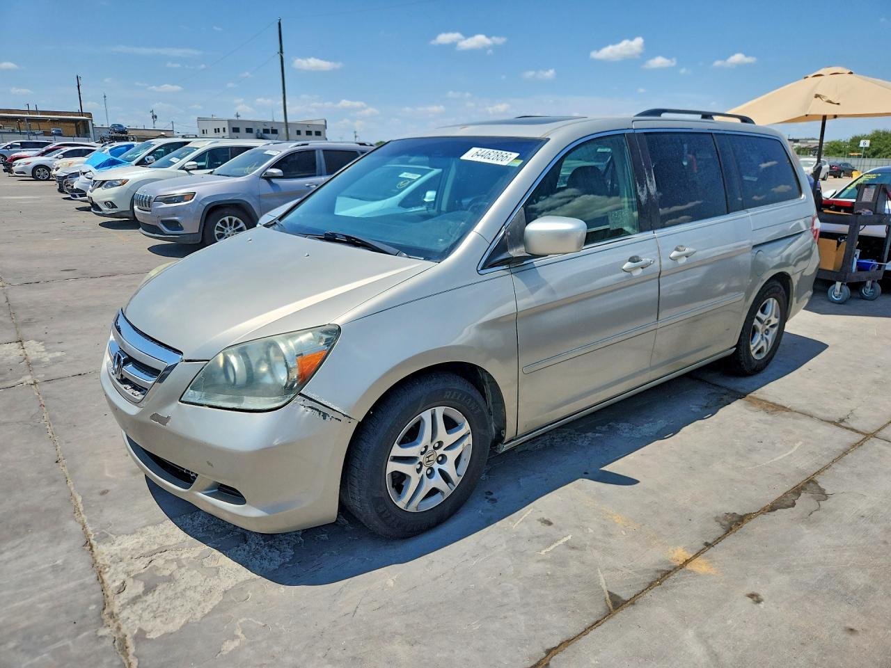 2006 Honda Odyssey EX-L, VIN 5FNRL38726B073396 — Обычный износ