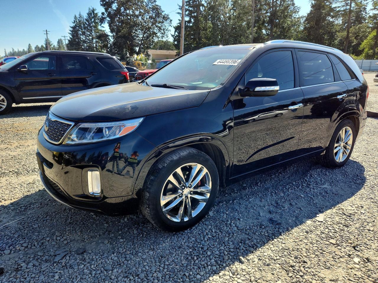 2014 Kia Sorento SX, VIN 5XYKW4A76EG443927 — Бок
