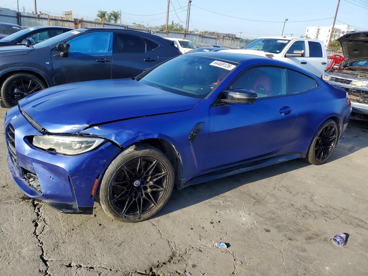 2023 BMW M4 Competition xDrive, VIN WBS43AZ06PCL38909 — Front end