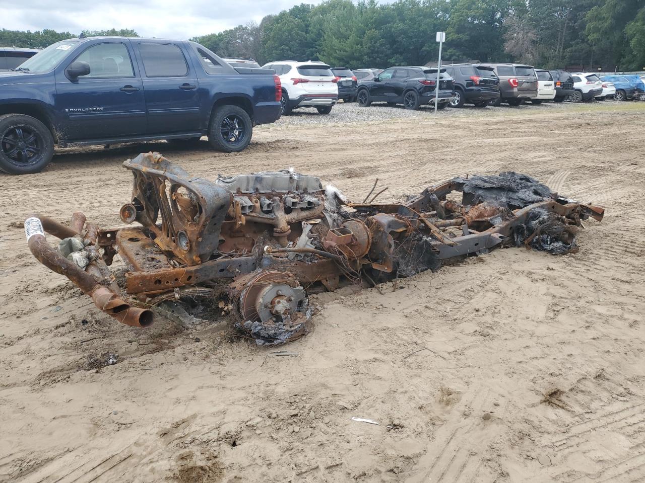 1981 Jeep CJ CJ7, VIN 1JCCE87E7BT027548 — Пожар
