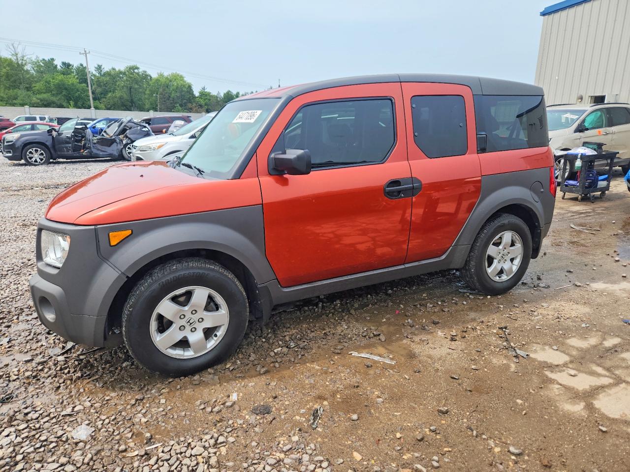2003 Honda Element EX, VIN 5J6YH27513L046197 — Перед