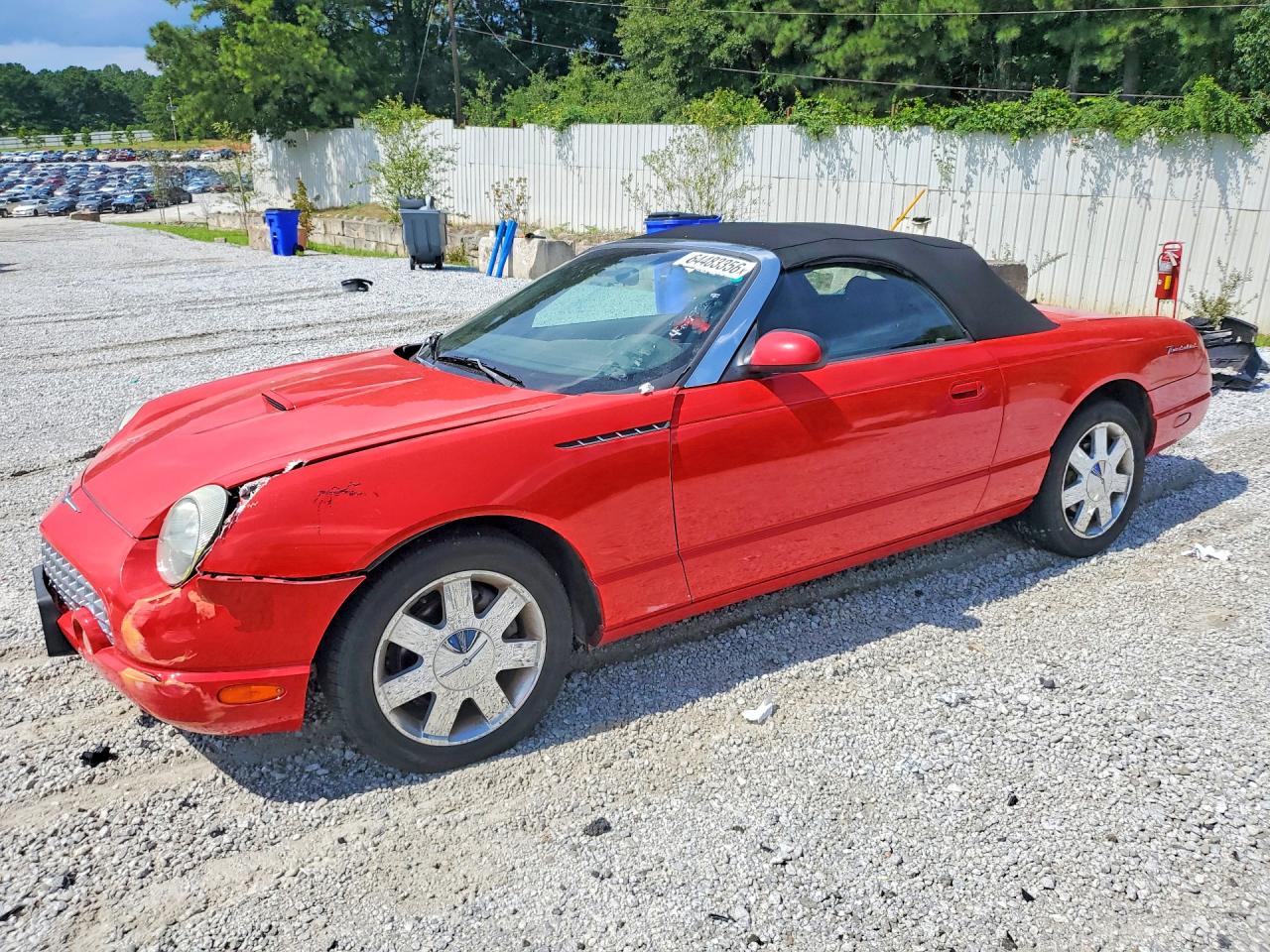 2002 Ford Thunderbird Hardtop Premium, VIN 1FAHP60A22Y102565 — Перед