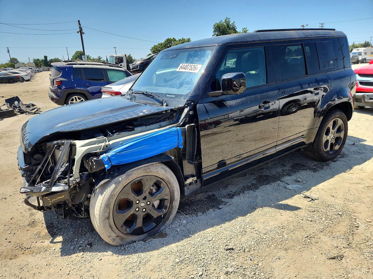 2021 Land Rover Defender, VIN SALE3ERU4M2035823 — Front end