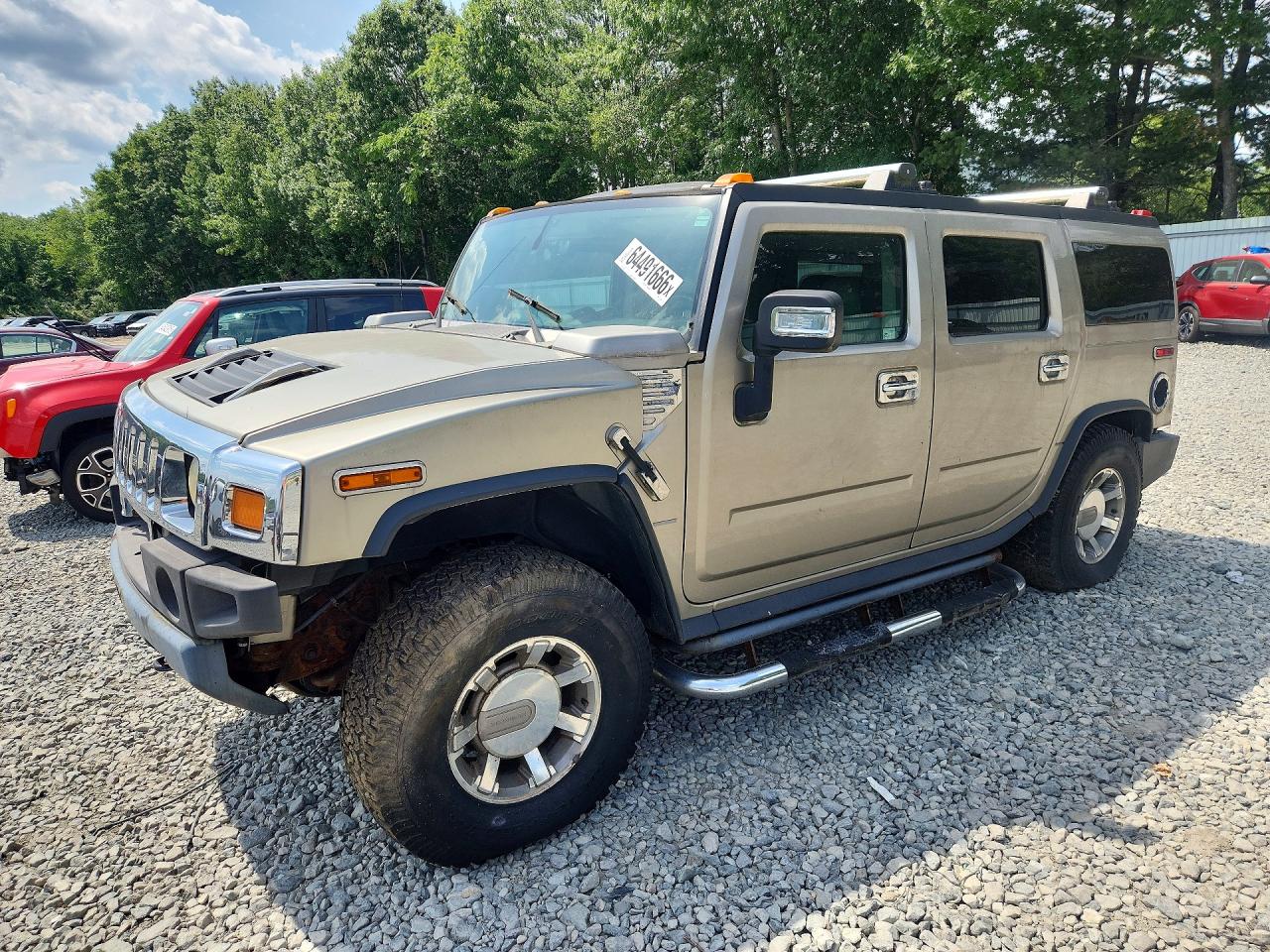 2004 Hummer H2, VIN 5GRGN23U64H117419 — Мелкие вмятины и царапины
