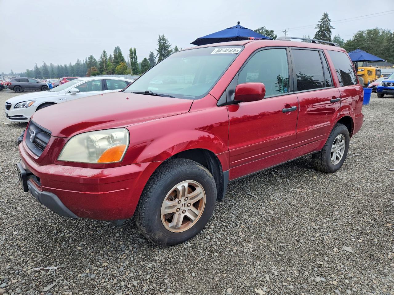 2003 Honda Pilot EX, VIN 2HKYF18593H593694 — Mechanical
