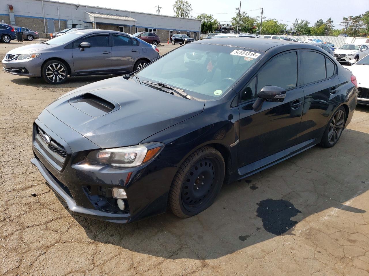 2017 Subaru WRX Limited, VIN JF1VA1L64H9833418 — Rear end