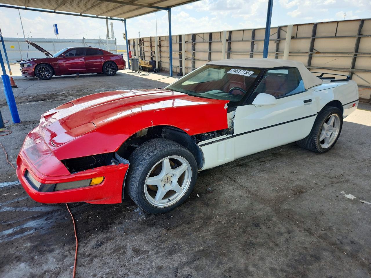1990 Chevrolet Corvette, VIN 1G1YY3384L5108491 — Перед