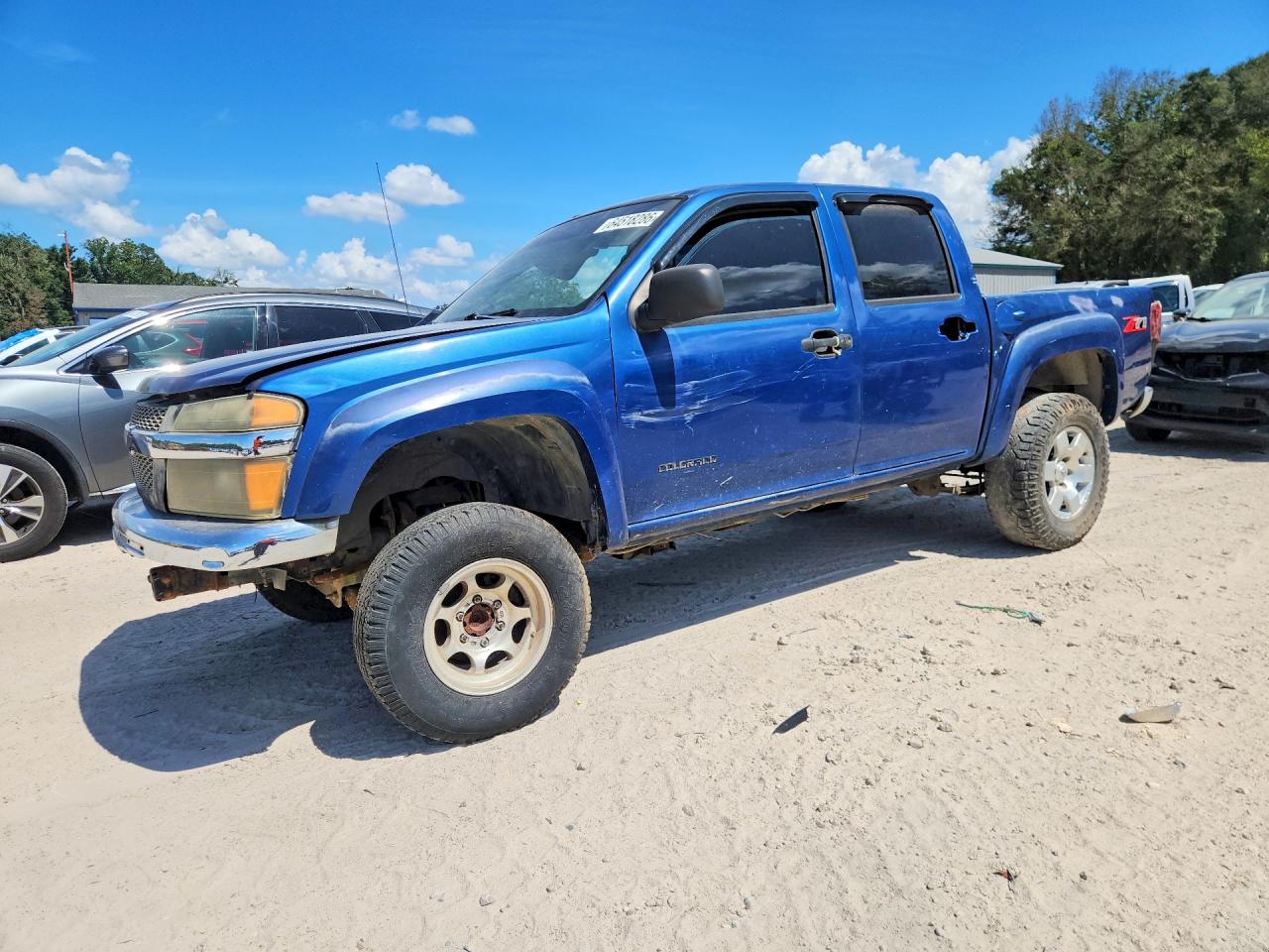 2005 Chevrolet Colorado 1SE LS Z71, VIN 1GCDS136558225427 — Вандализм