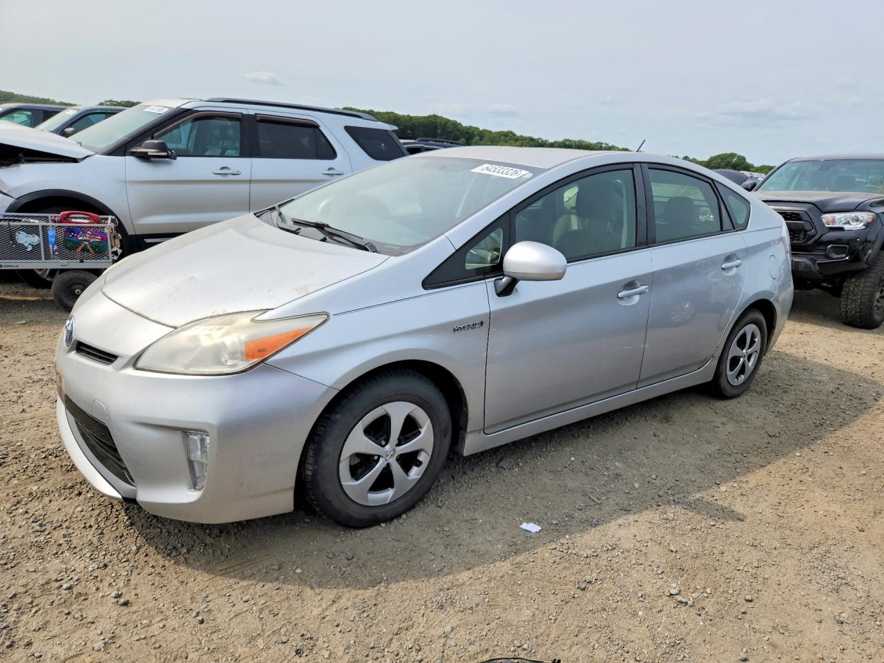 2013 Toyota Prius Two, VIN JTDKN3DU9D1674849 — Undercarriage