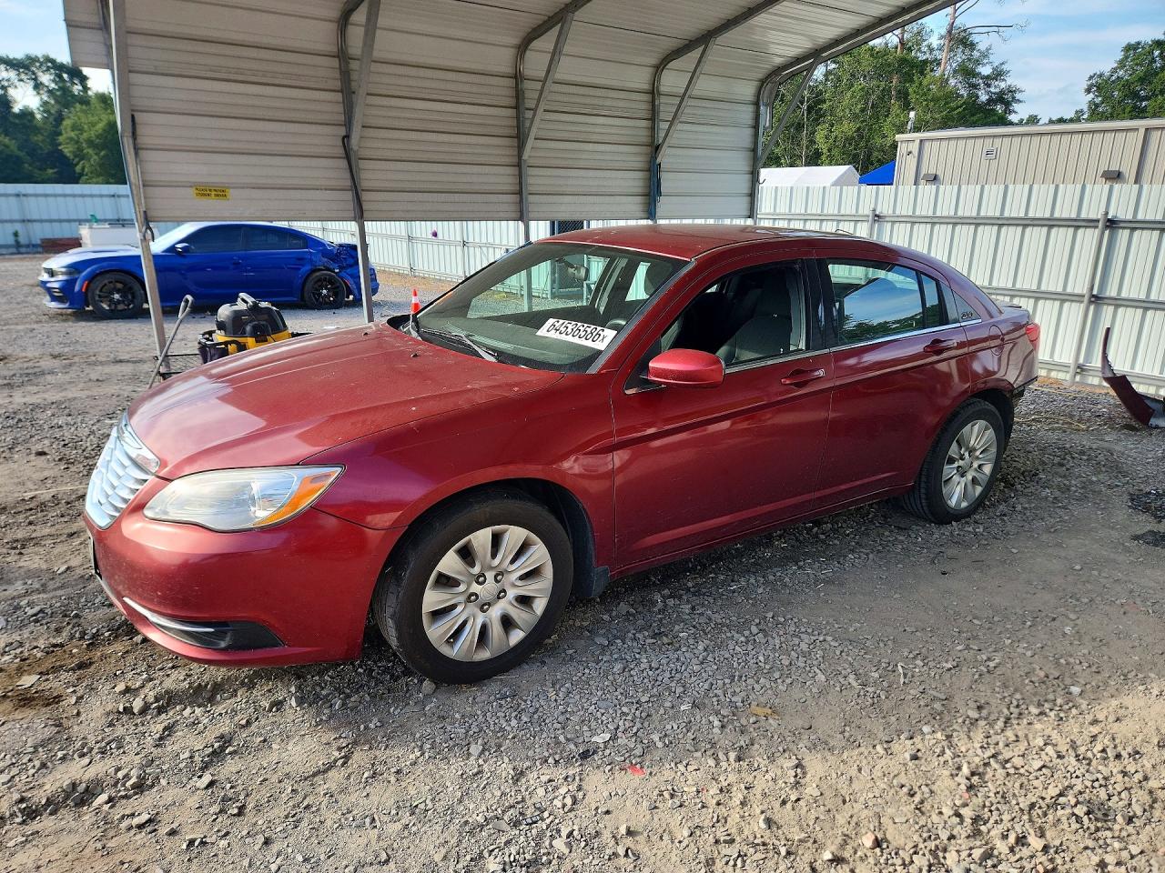2012 Chrysler 200 LX, VIN 1C3CCBAB7CN162784 — Зад