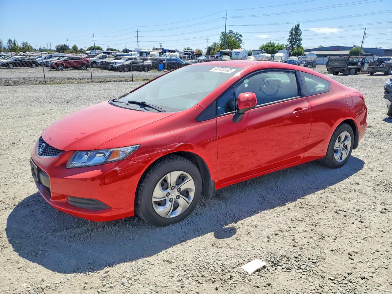 2013 Honda Civic LX, VIN 2HGFG3B59DH531667 — Minor dents and scratches