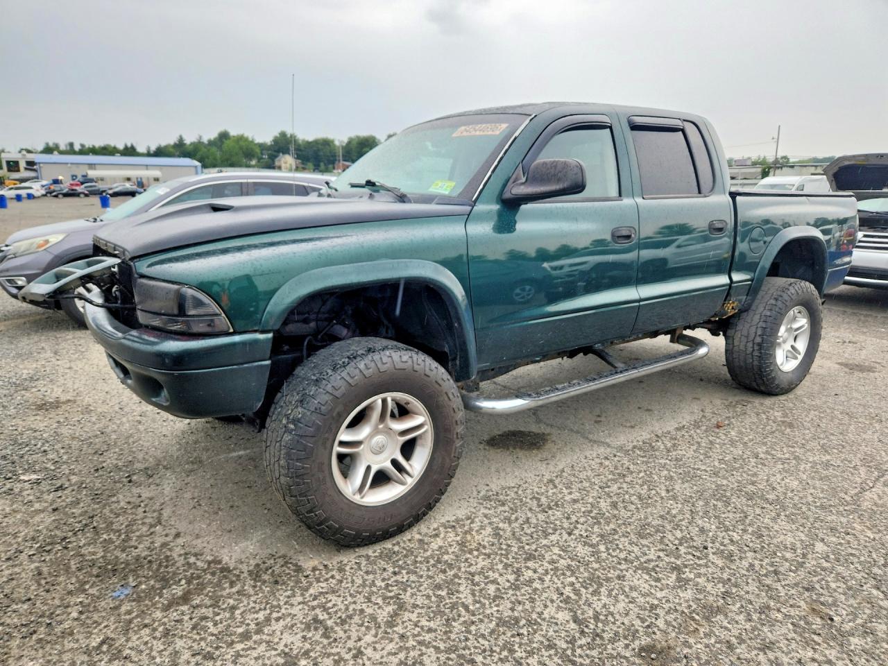 2001 Dodge Dakota Sport, VIN 1B7HG2AN11S265567 — Днище
