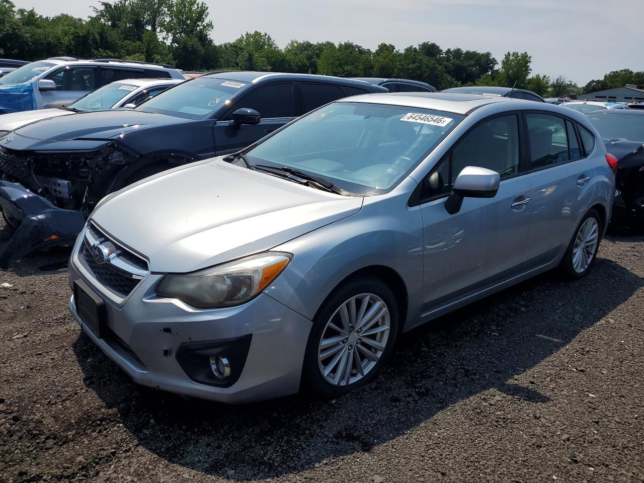 2013 Subaru Impreza Limited, VIN JF1GPAH66D2838560 — Front end