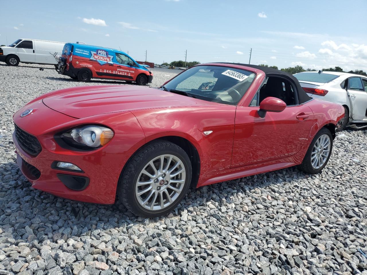 2018 FIAT 124 Spider Abarth, VIN JC1NFAEK2J0134172 — Rear end