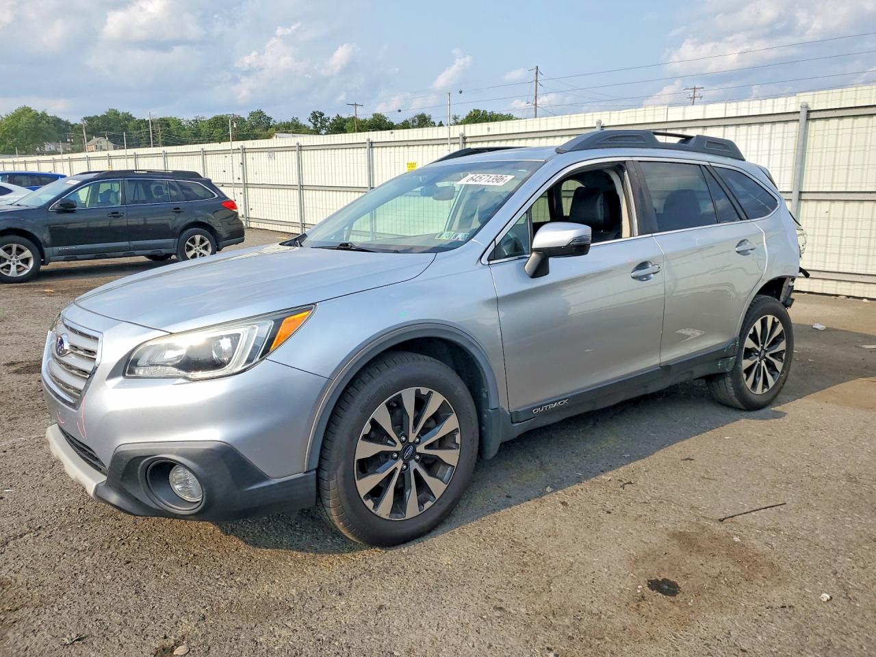 2017 Subaru Outback Limited, VIN 4S4BSANC4H3408146 — Rear end